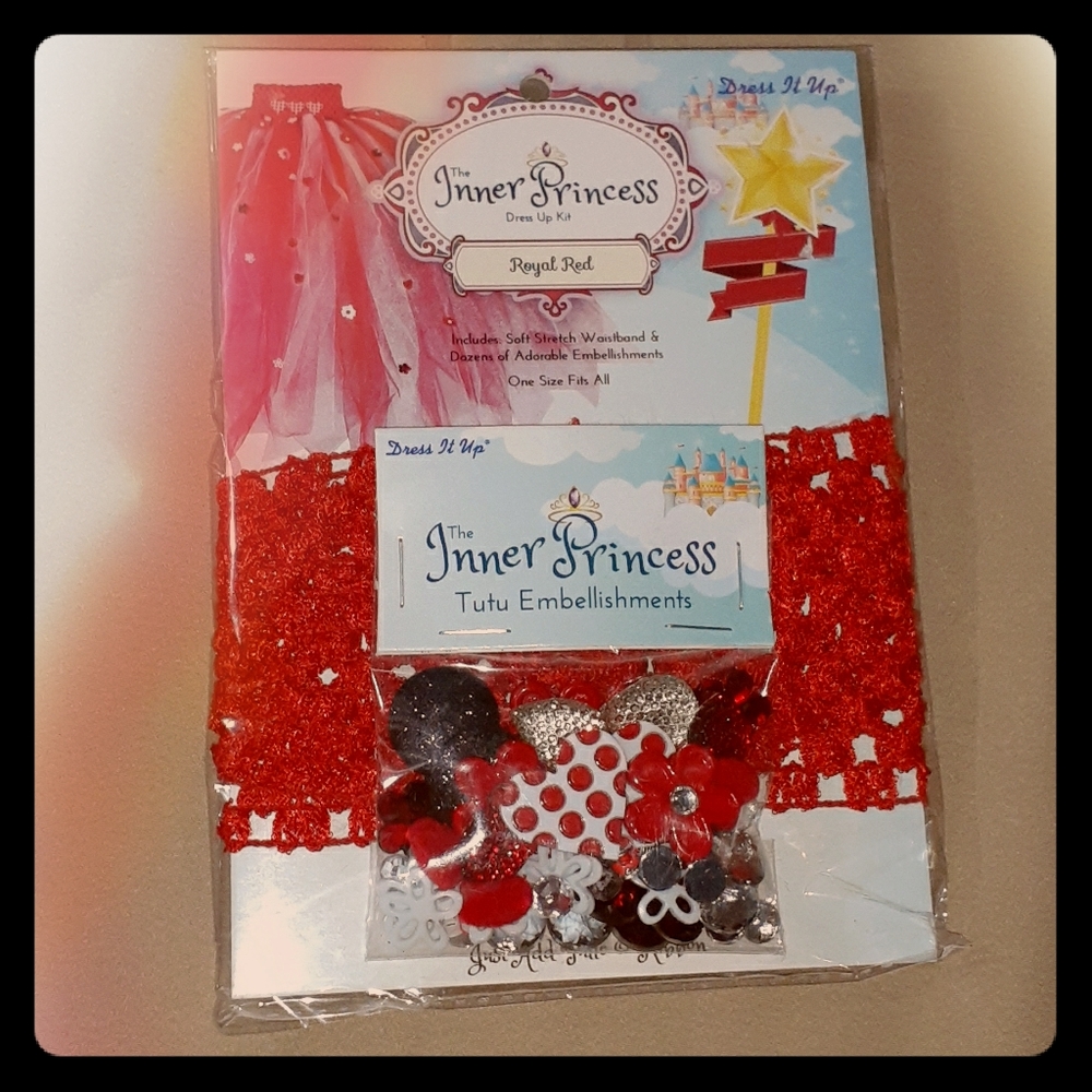 NEW Tutu Embellishments Royal Red